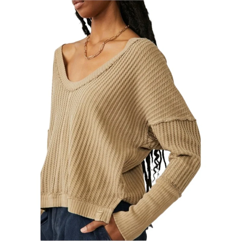 NWT Free People Magic Thermal Top size Medium - Picture 2 of 4